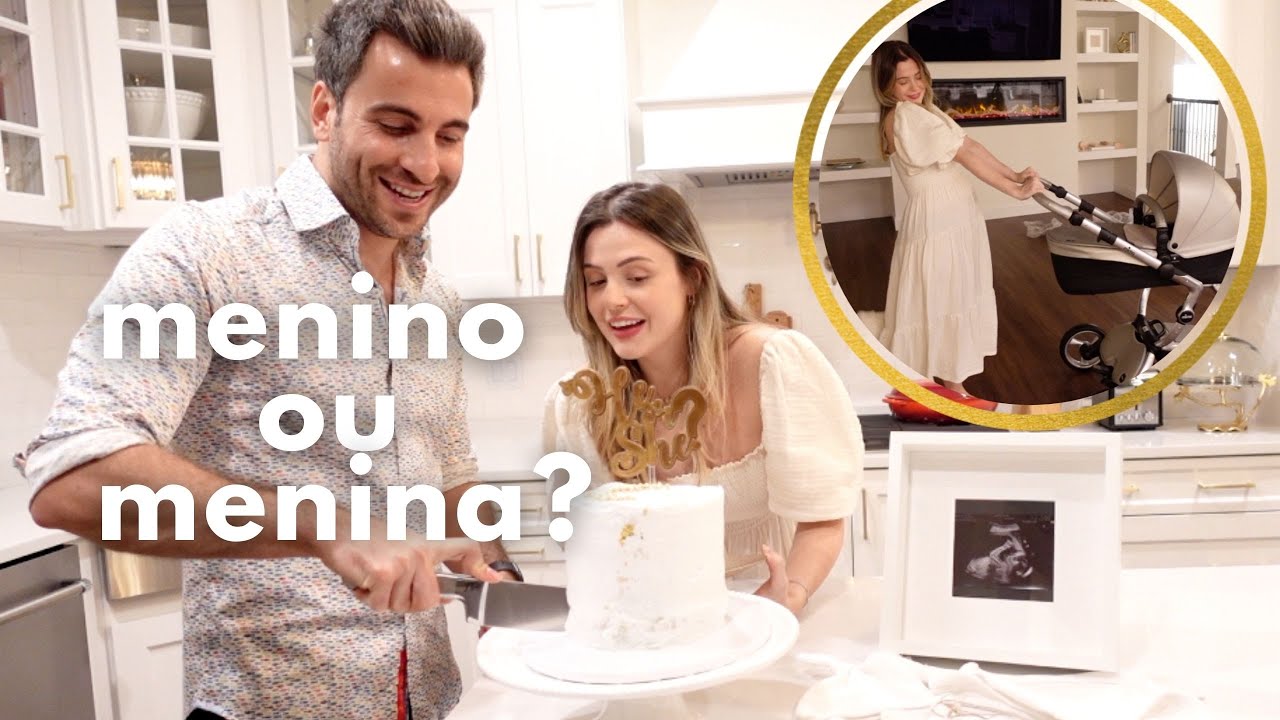 MENINO OU MENINA? + abrindo o carrinho do bebê MIMA XARI