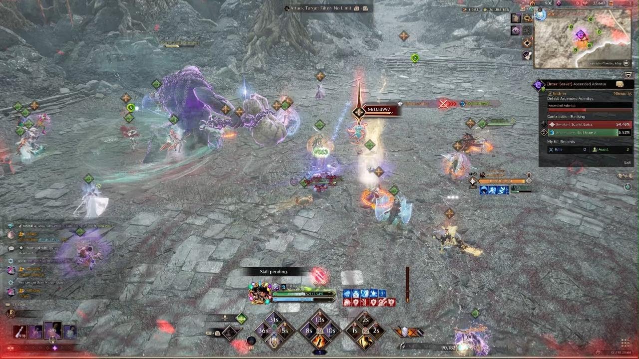 Throne And Liberty Inter-Server Skill Issue Vs Scarlet Lotus GvG
