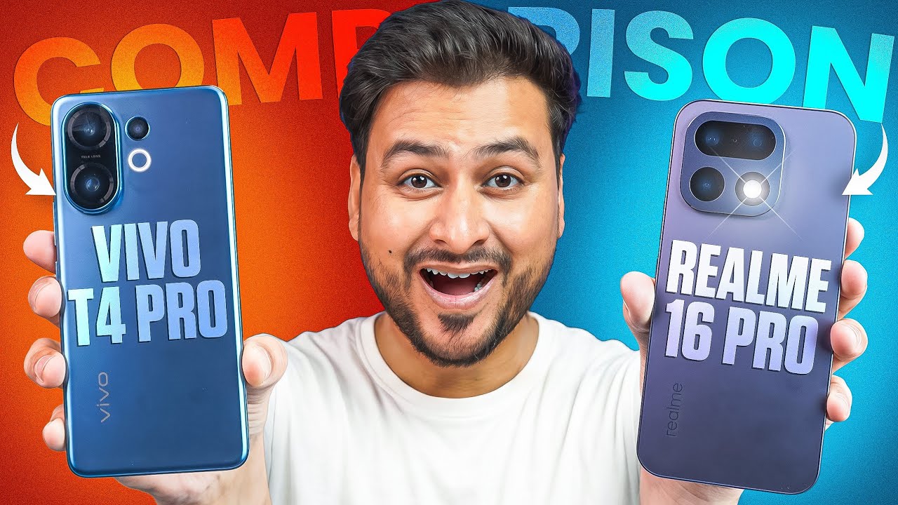Realme 16 Pro vs Vivo T4 Pro – 200MP vs 50MP OIS Zoom! Which Should You Buy?