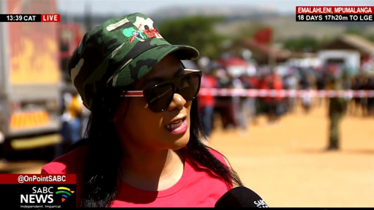 LGE 2021 | EFF leader Julius Malema on the campaign trail in Emalahleni, Mpumalanga
