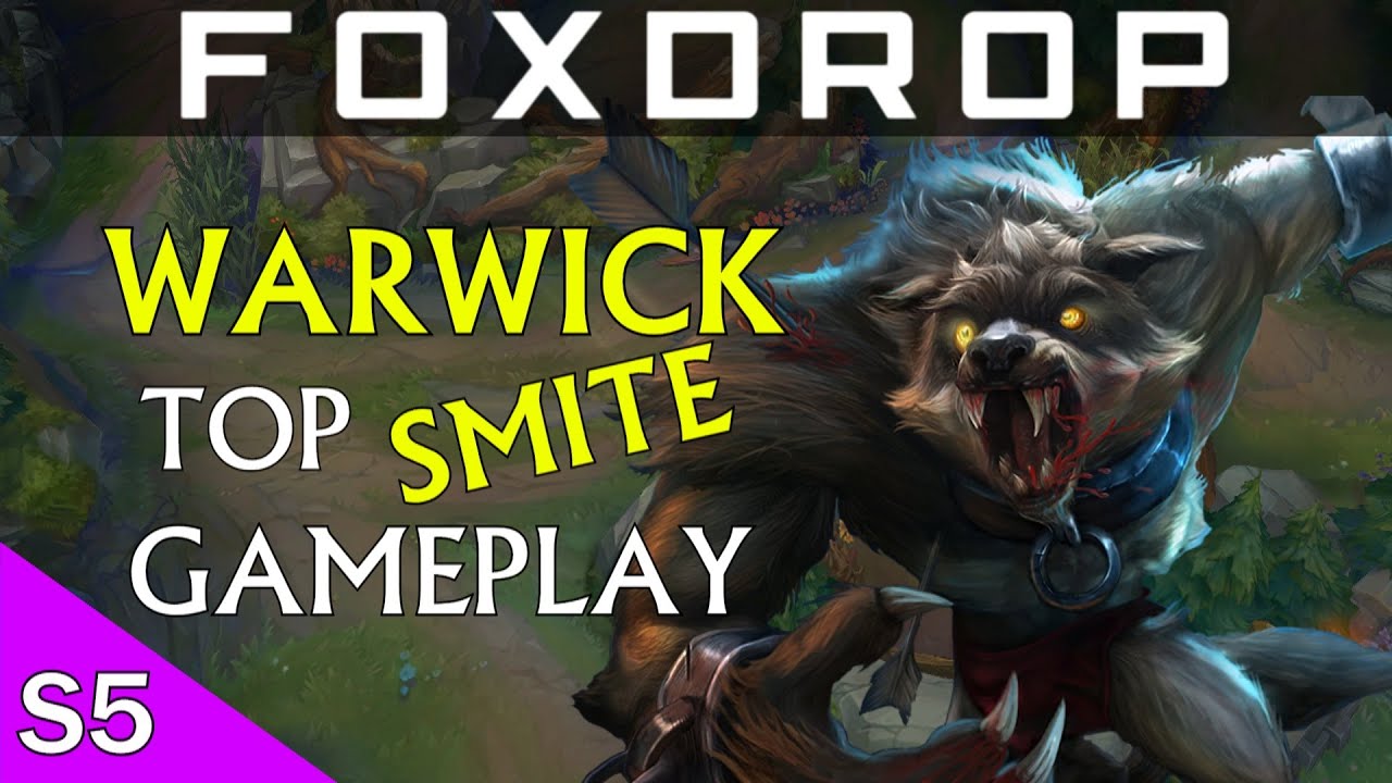 Warwick TOP SMITE - New Meta Full Gameplay Commentary