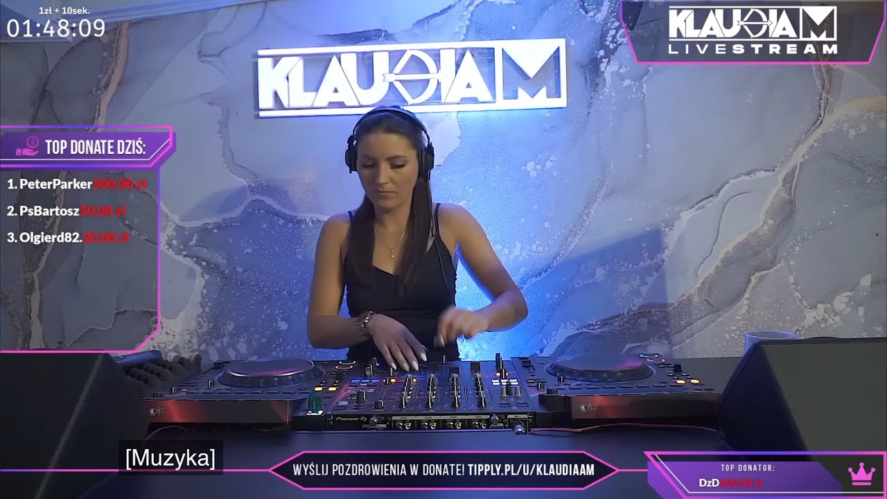 Klaudia M   -  Live Mix NAJLEPSZA KLUBOWA MUZYKA 2025 NA ŻYWO! 🔴
