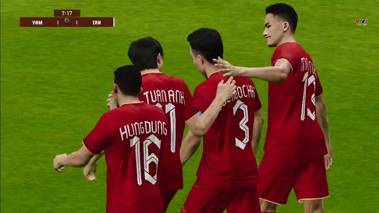 PES 2021 Asiad 20 Tập 1: Vietnam VS Iran (Bảng C - Trận 1)