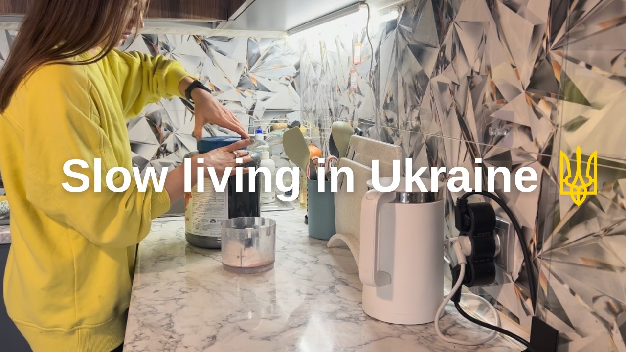 slow living in Ukraine | spring cozy days in my vlog