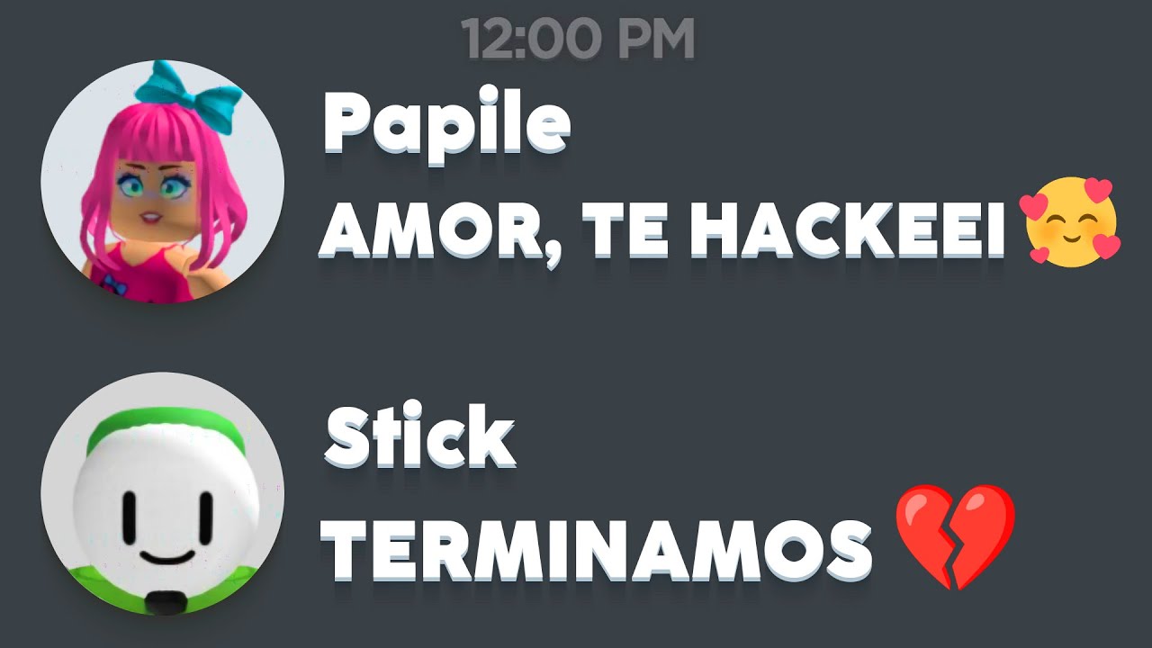 EU HACKEEI O STICK ! (MEU NAMORADO)