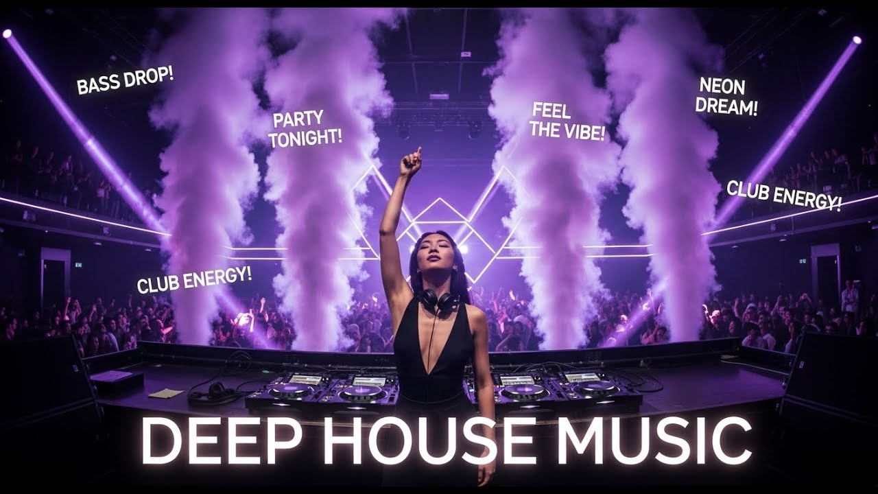 Deep House Music Underground Night 🌌 Dark Grooves and Club Soundscape