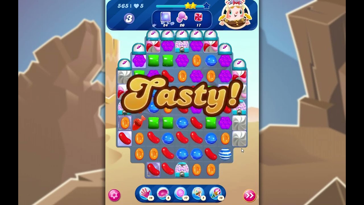 Candy Crush Saga Level 565 New Version