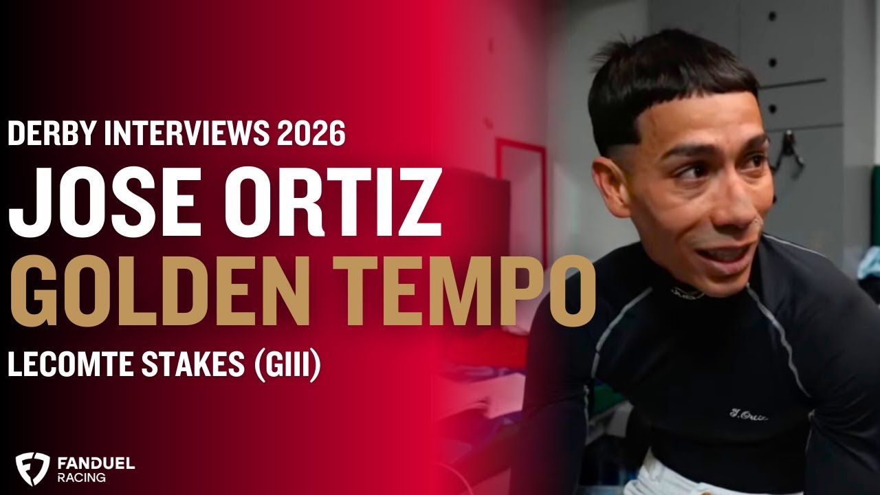 Jose Ortiz Talks Kentucky Derby Contender GOLDEN TEMPO