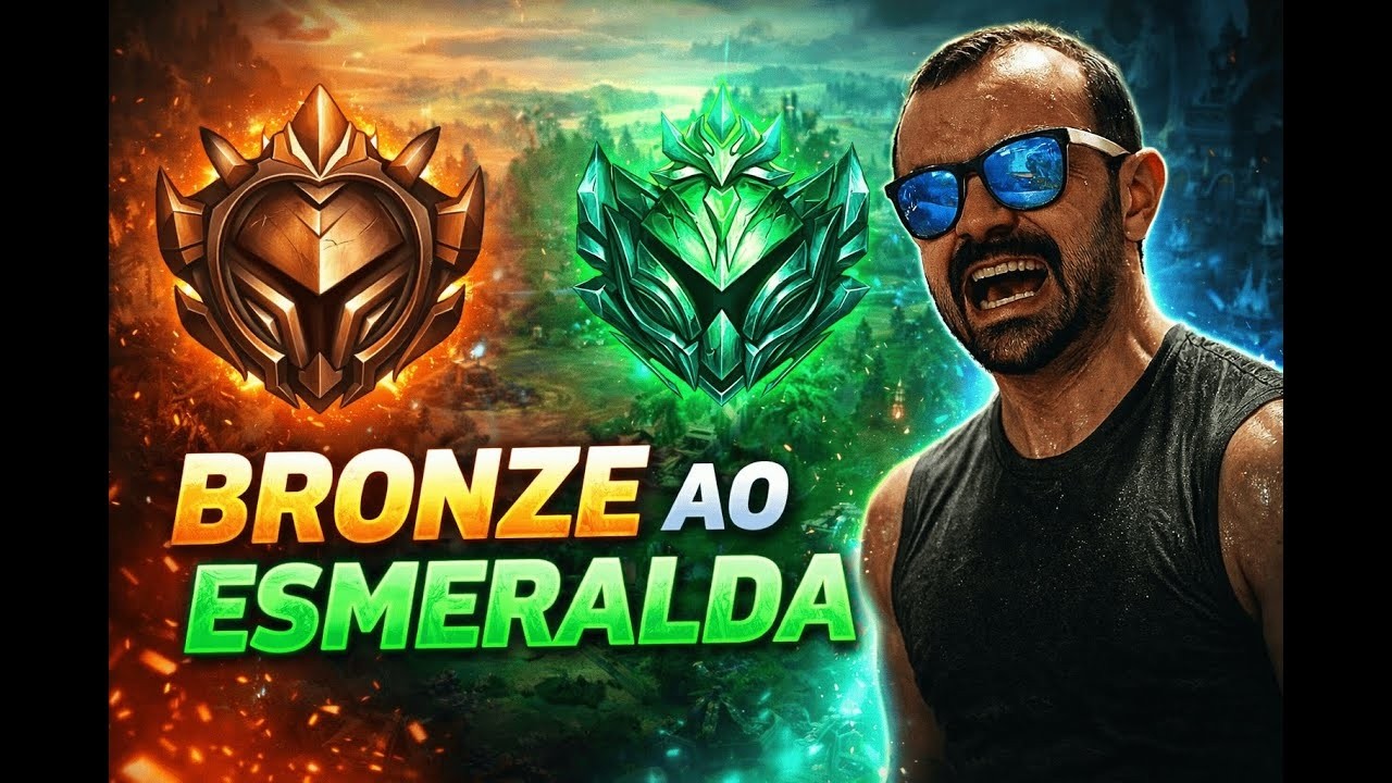DO OURO AO ESMERALDA TOP LANE TILTANDO E SOFRENDO.