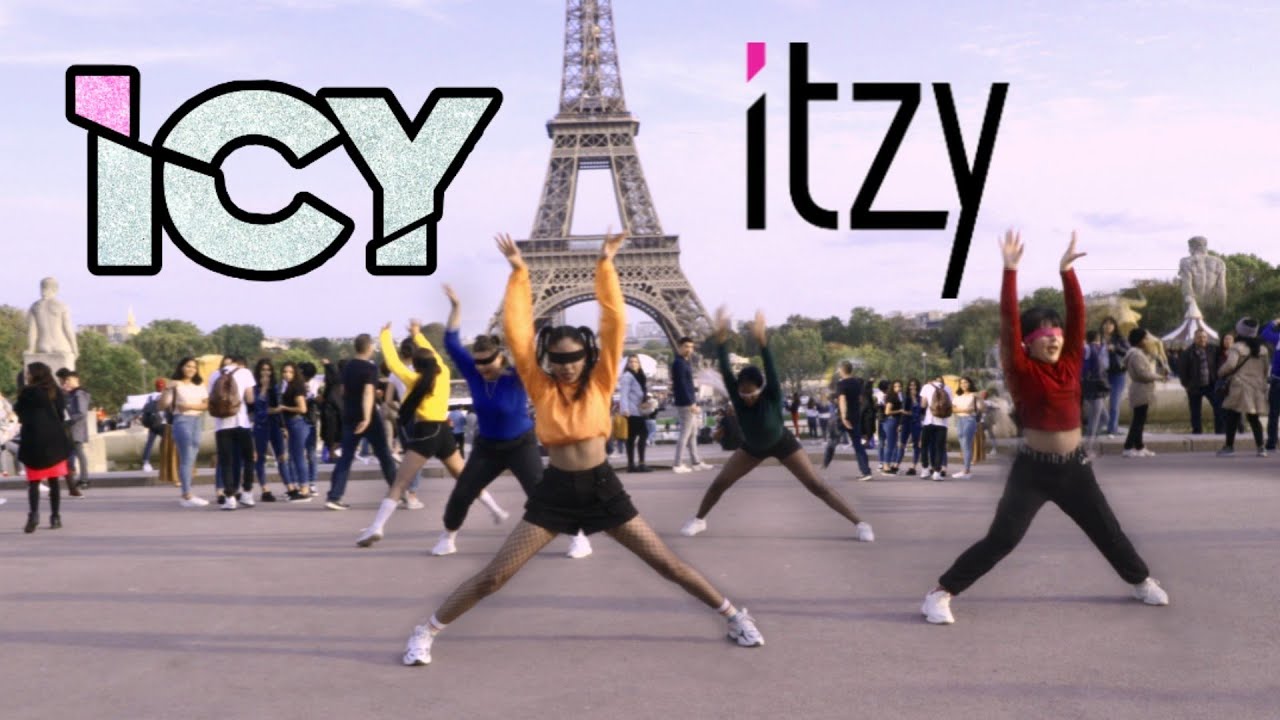 [KPOP IN PUBLIC BLINDFOLD CHALLENGE] ITZY (있지) - 'ICY (아이씨)' |  by Yunjae Crew from France