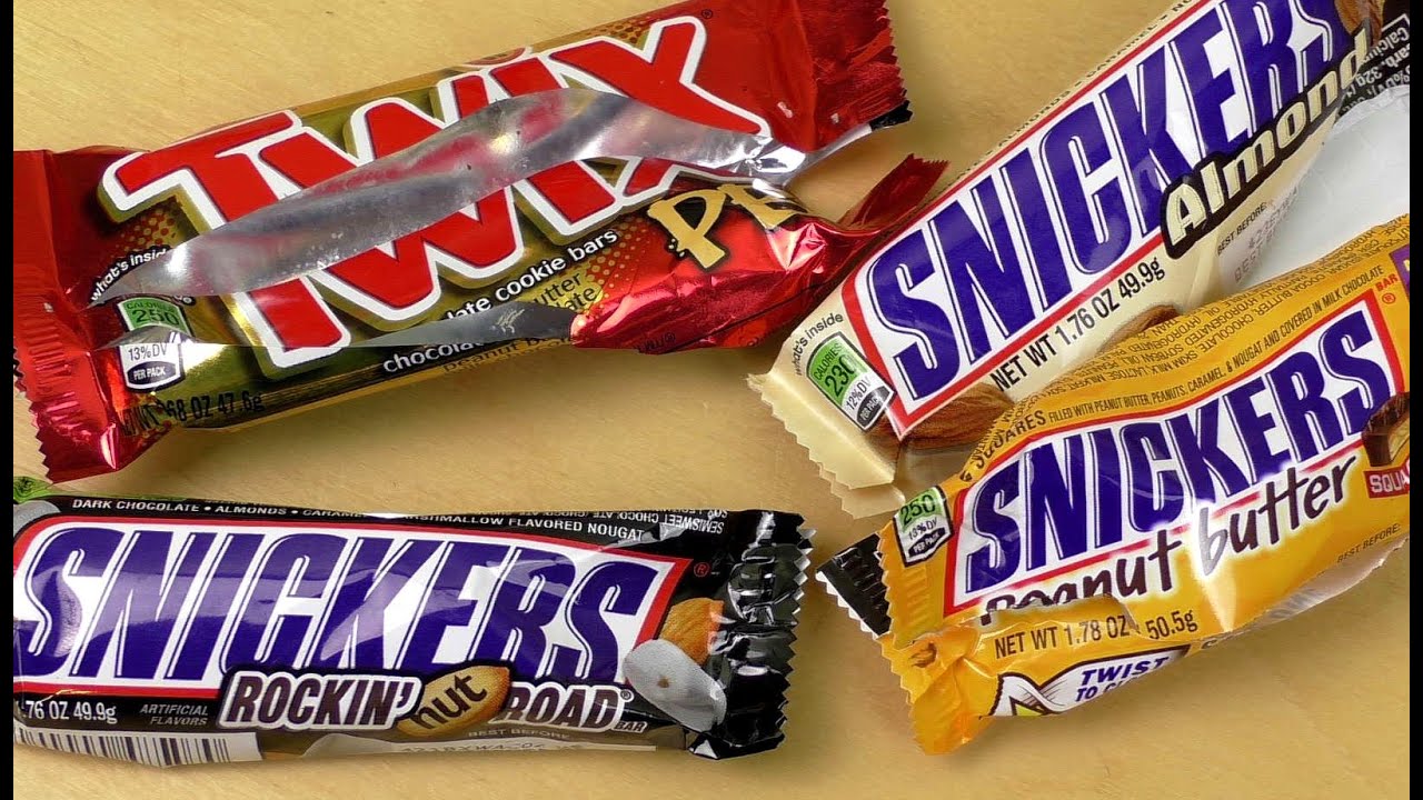 Rare Twix & Snickers Flavors [Peanut Butter, Almond, Dark Chocolate]