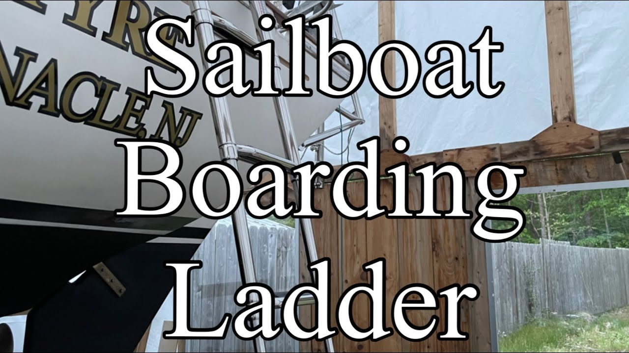 Contessa 26 Refit ep.42 - Installing a Telescoping Boat Ladder