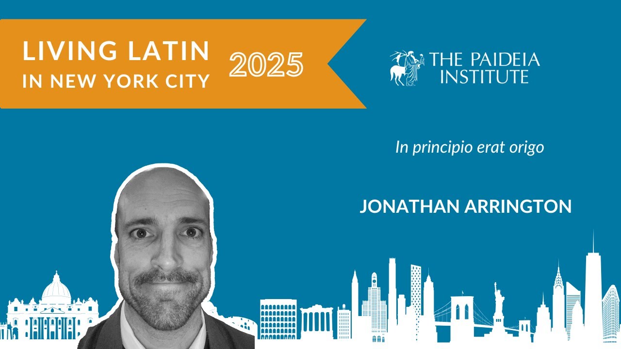 In principio erat origo | Lecture in LATIN | Jonathan Arrington | Living Latin in NYC