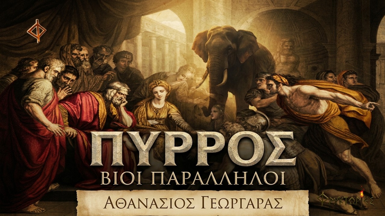 Πλουτάρχου ΒΙΟΙ ΠΑΡΑΛΛΗΛΟΙ. 15η εκπομπή - ΠΥΡΡΟΣ - Αθανάσιος Γεωργάρας.