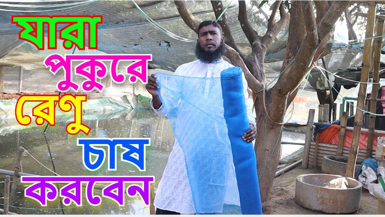 পুকুরে রেণু চাষে উপযুক্ত নেট ।সহজ পদ্ধতিতে মাছ চাষ । রুবেল মিয়া । Mach Bari