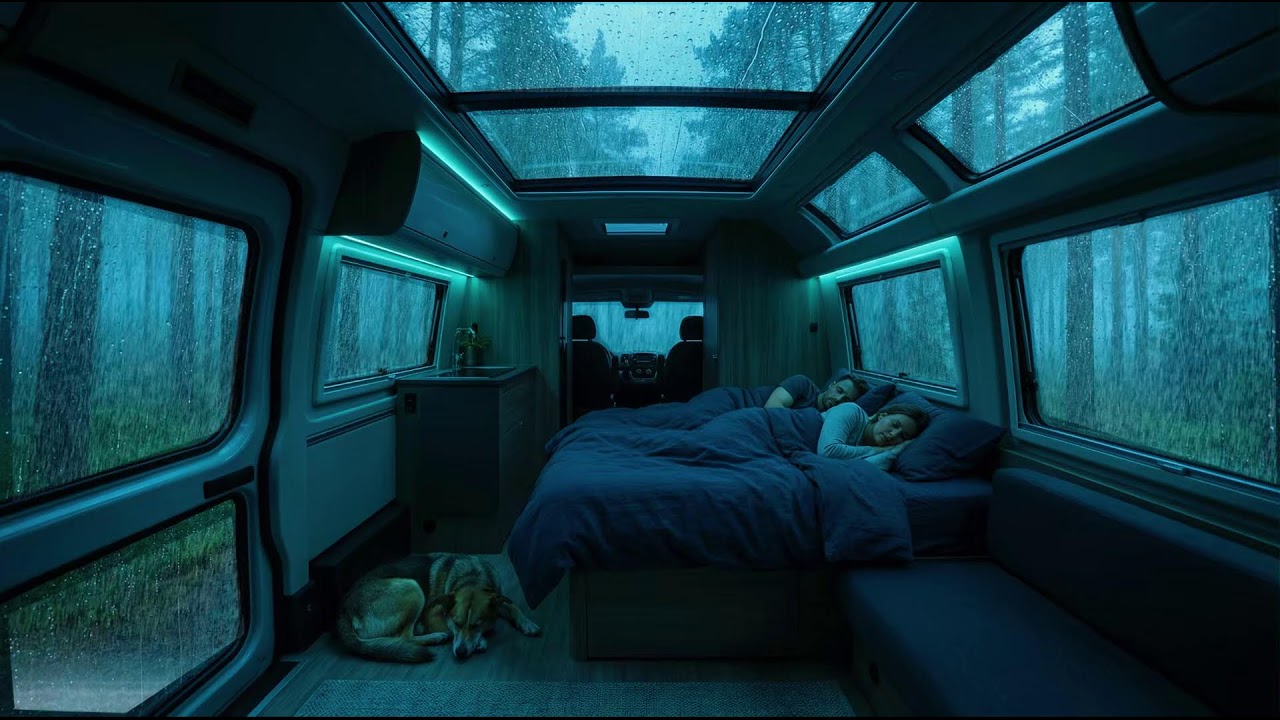 ASMR Rain Inside Car POV 🌧️ Cozy Night Ambience for Deep Sleep & Relaxation