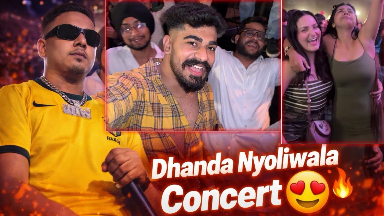 Dhanda Nyoliwala Live Concert 😍🔥G**d Fad Vlog😂 | Crowd Went Crazy😎🤫 #himanshusachdeva #concert 