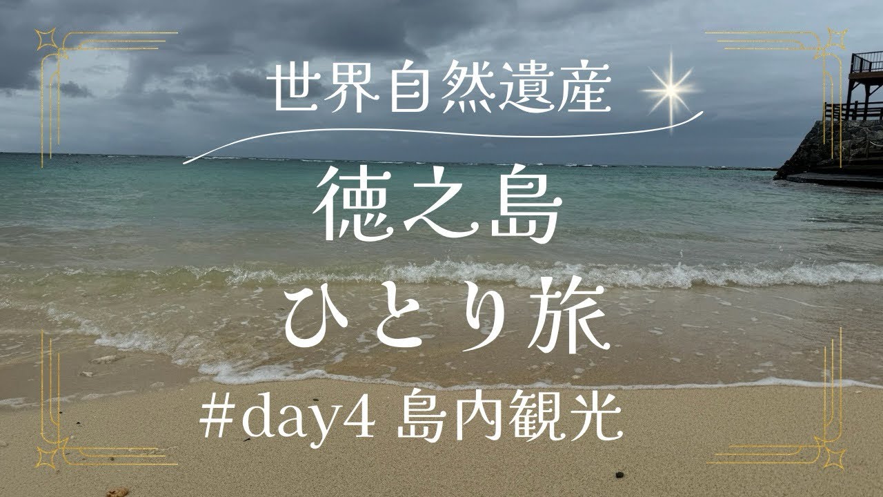 【女ひとり旅】世界自然遺産　徳之島　島内1周観光