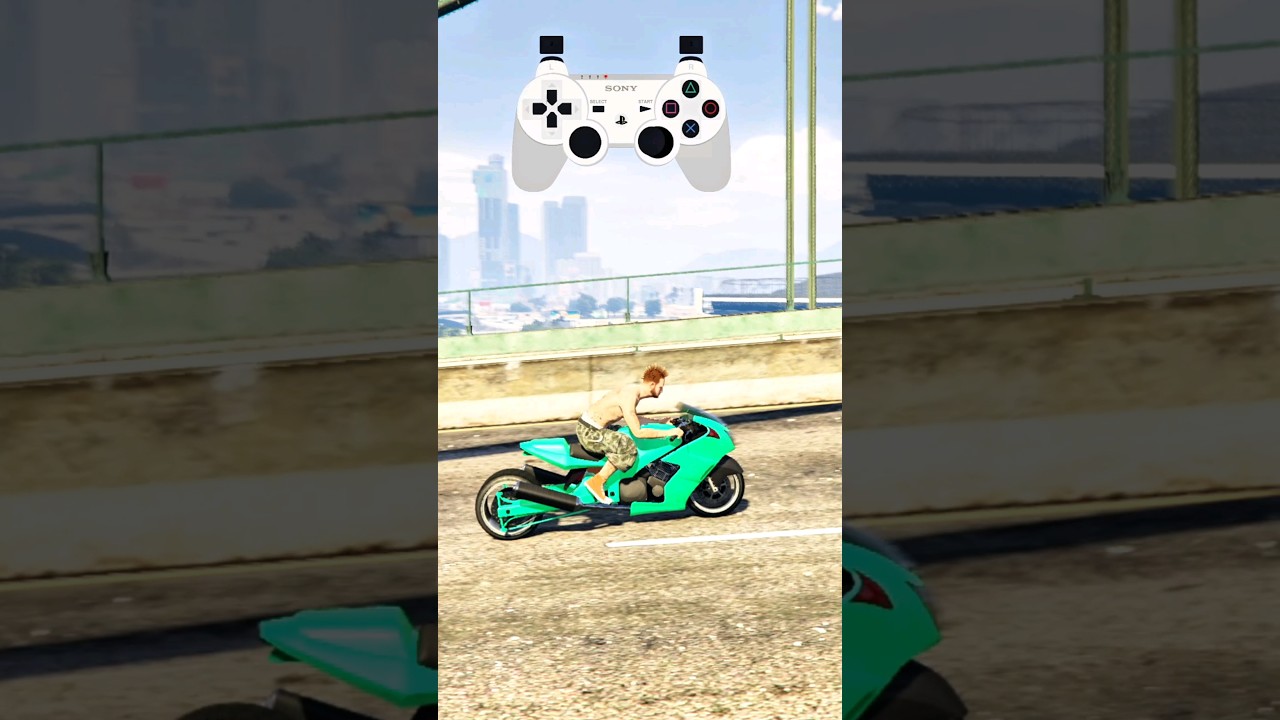 hakuchou drag stunt in gta v pt281🏍️ #shorts #gta #gtaonline
