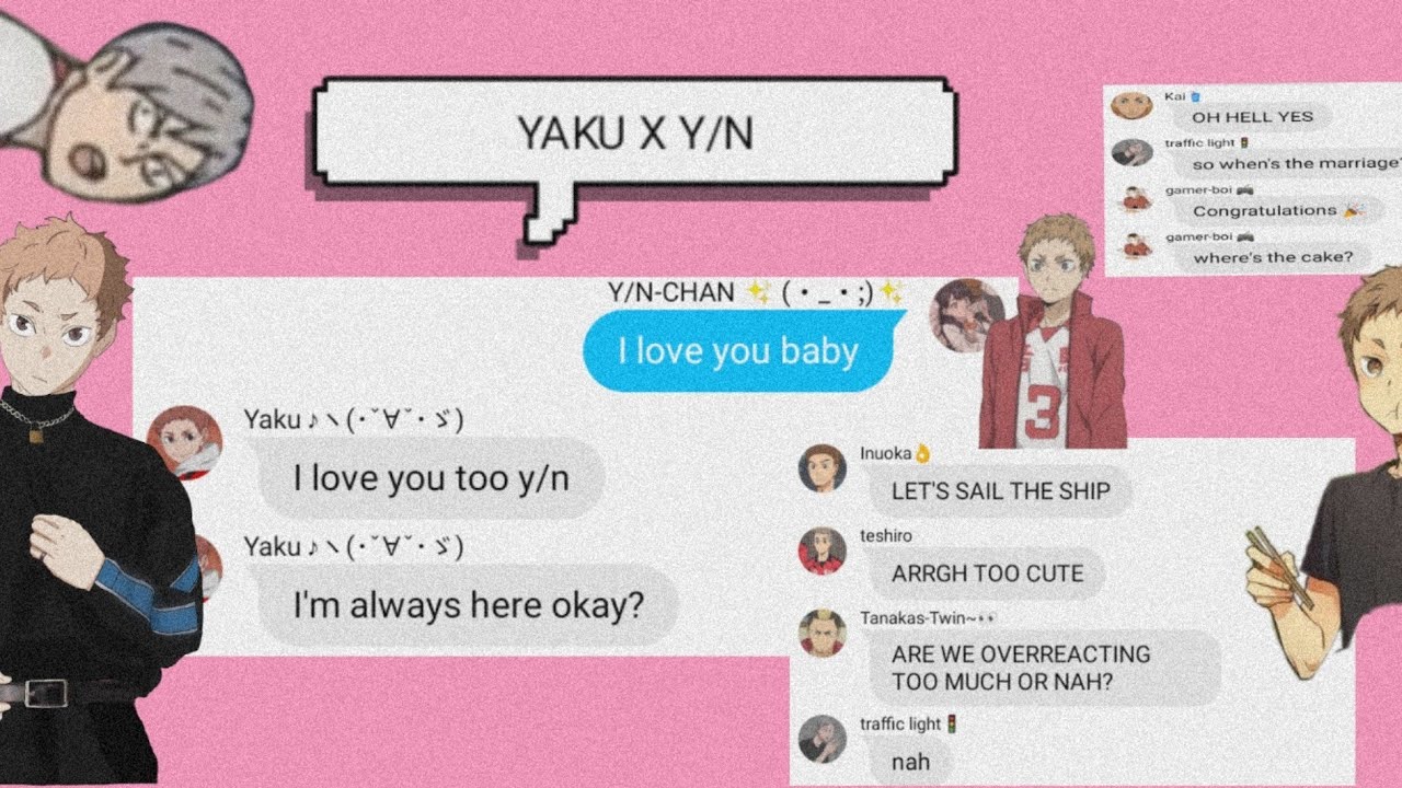 HAIKYUU LYRIC PRANK [ YAKU X Y/N ] •NEKOMA TEAM•