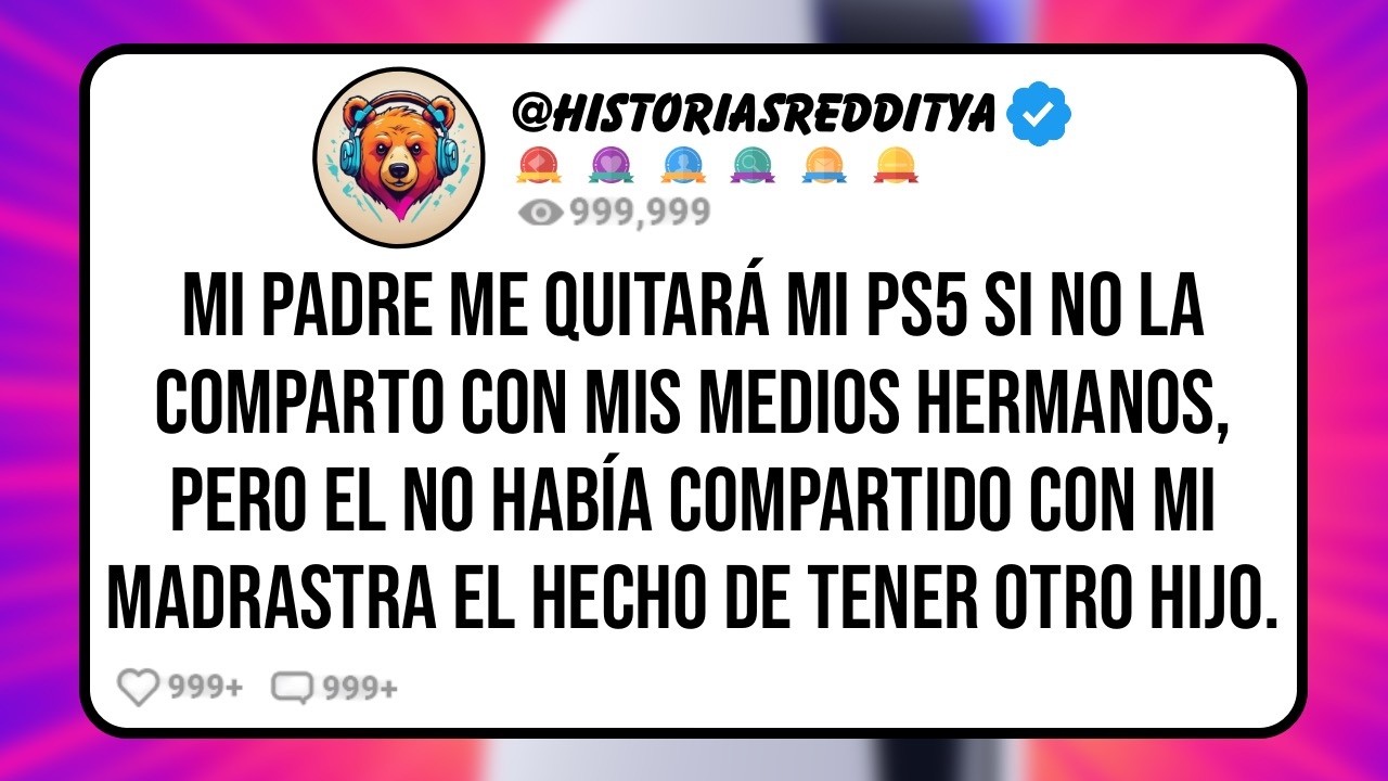 Mi PADRE Quiere que Comparta mi PS5 con mis Medios Hermanos o me La Quitará, Pero la Vendí Junto a