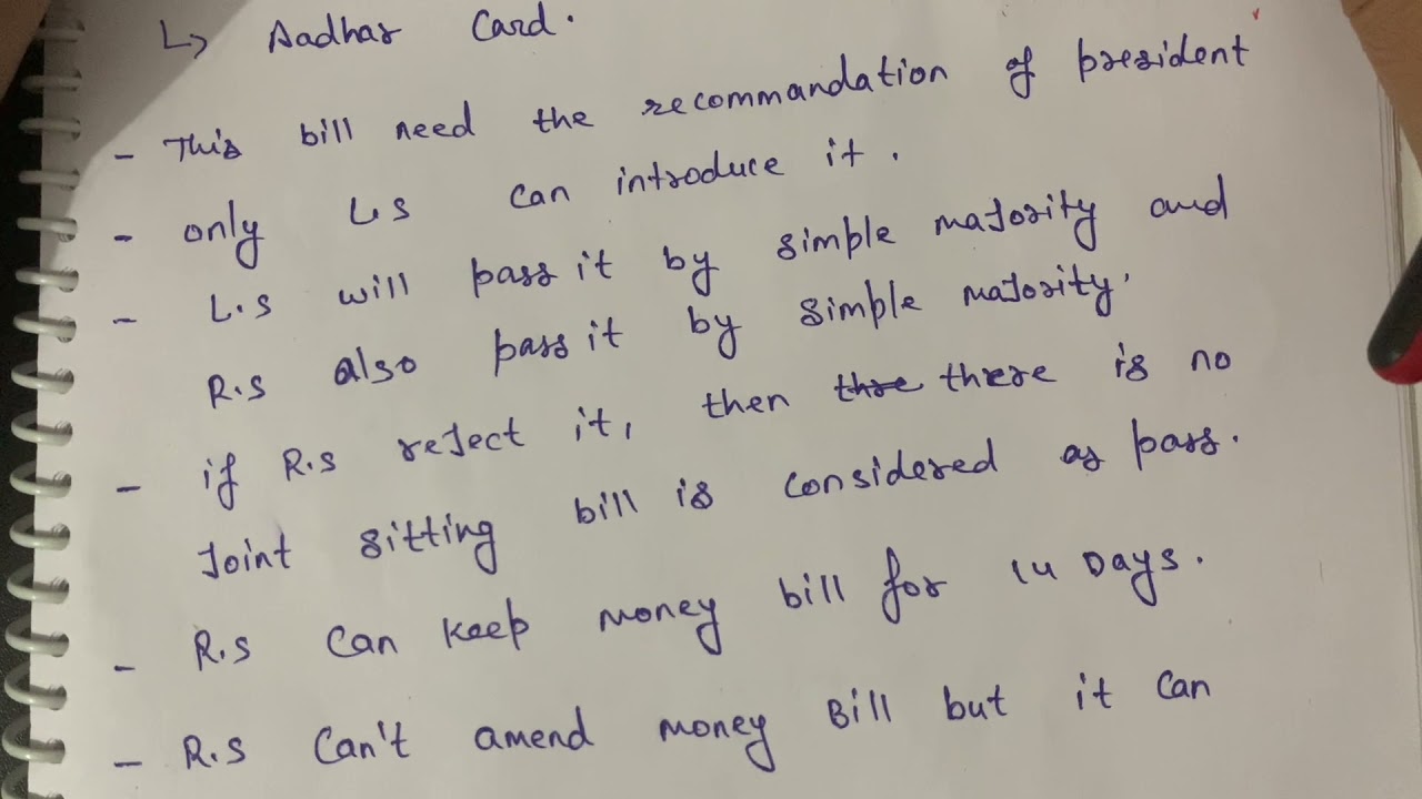 Article 110 constitution of india