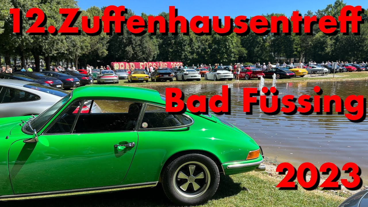 12. Zuffenhausentreff in BadFüssing 2023 - Chilliges Porschetreffen im Park