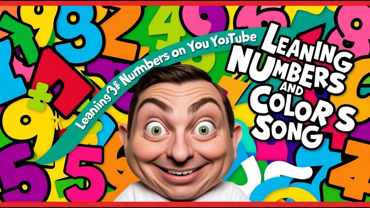 Leaning numbers and colors song