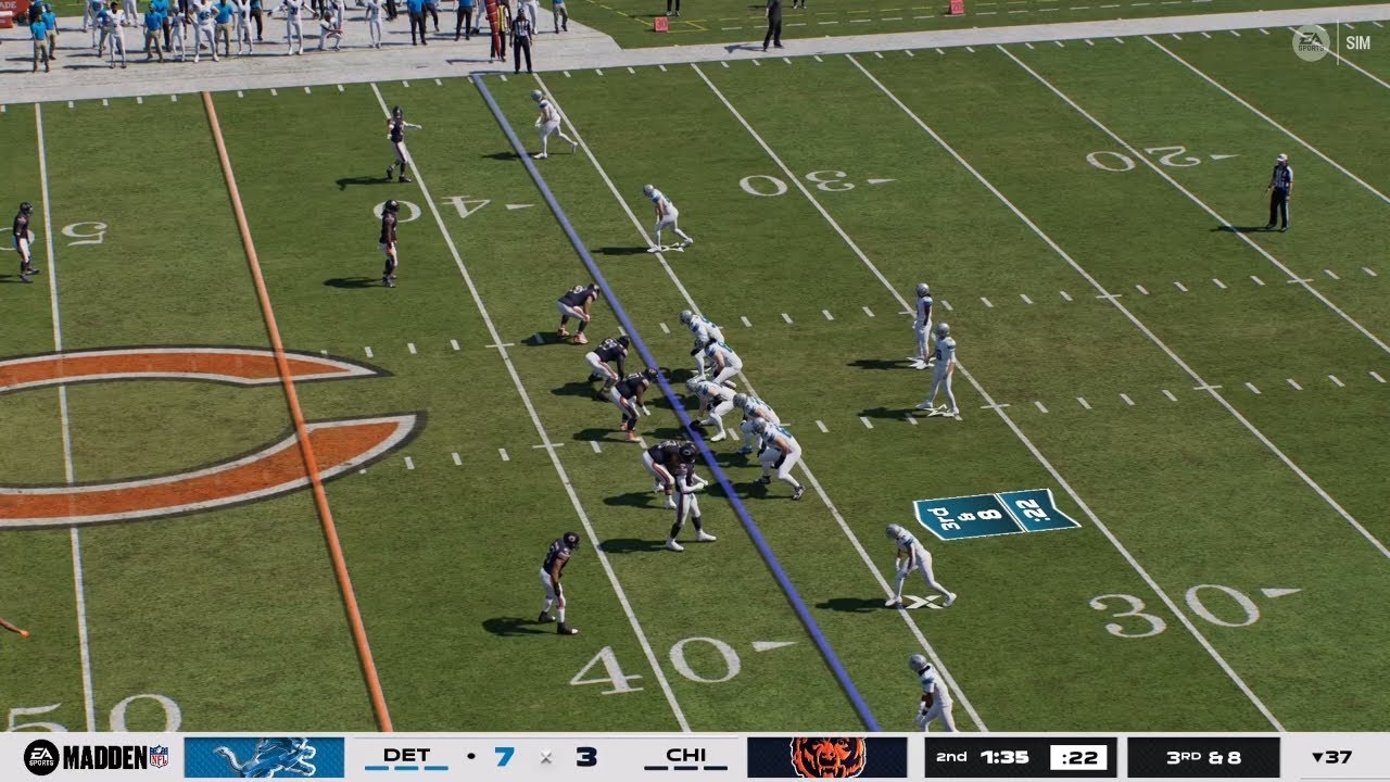 Madden NFL 26 Gameplay Chicago Bears vs Detroit Lions