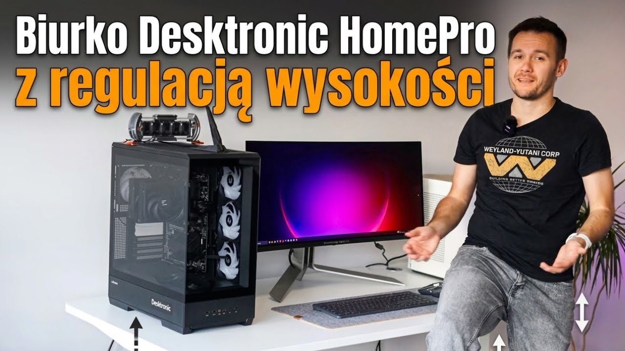 Jakie biurko z regulacją wysokości? Sprawdzam Desktronic HomePro 