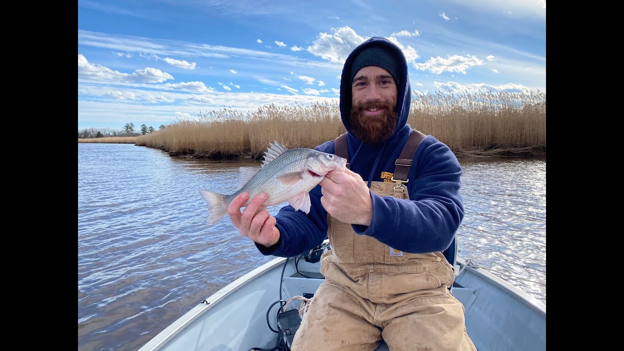 Winter White Perch Catch n Cook! And the Maiden Voyage on River Reaper!!