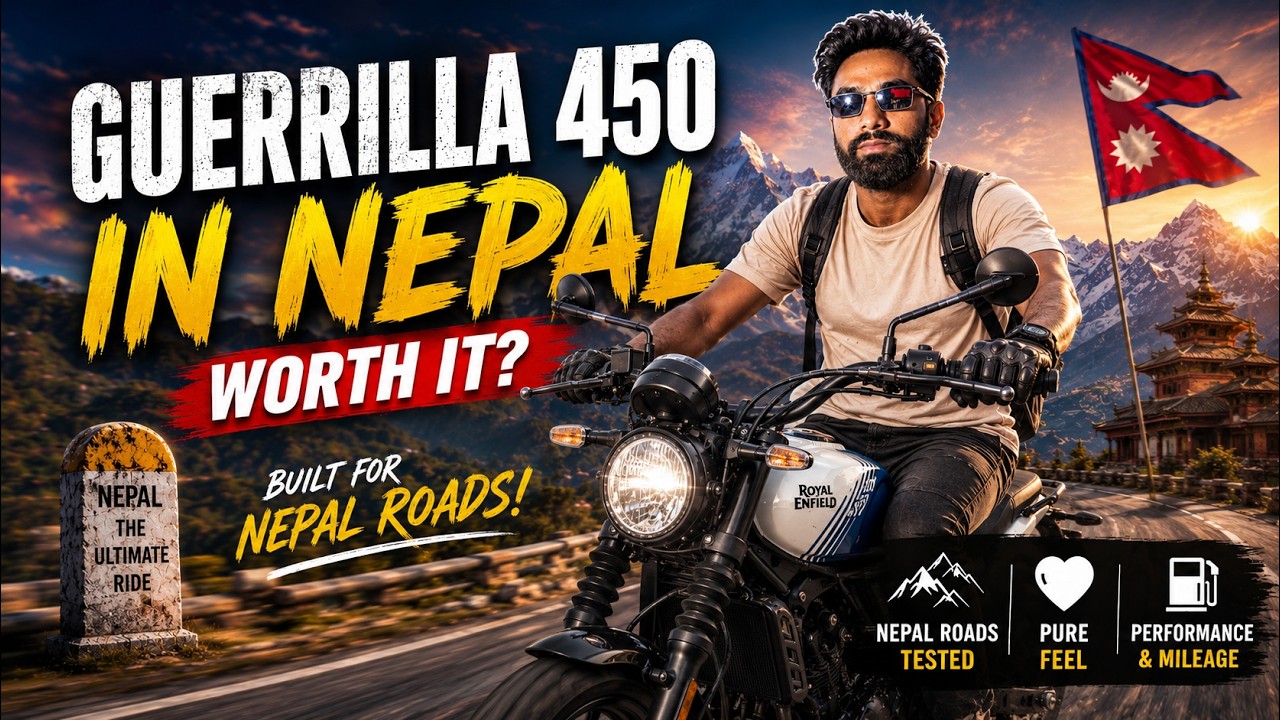 Royal Enfield Guerrilla 450 Nepal Review 🔥 Worth Buying In Nepal Or Not? 🇳🇵