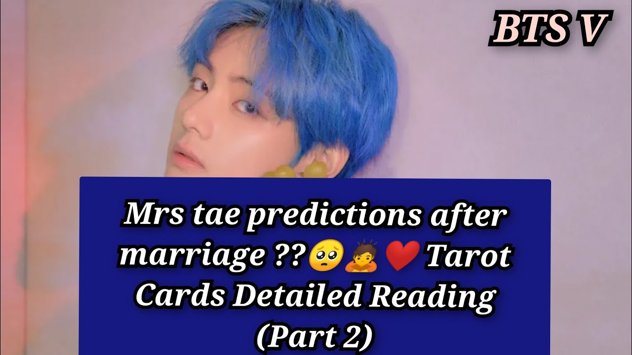||Mrs Tae's SHOCKING Marriage Predictions Revealed by Tarot Cards?|🙇#bts #Mrs Tae #marriage #tarot❤️