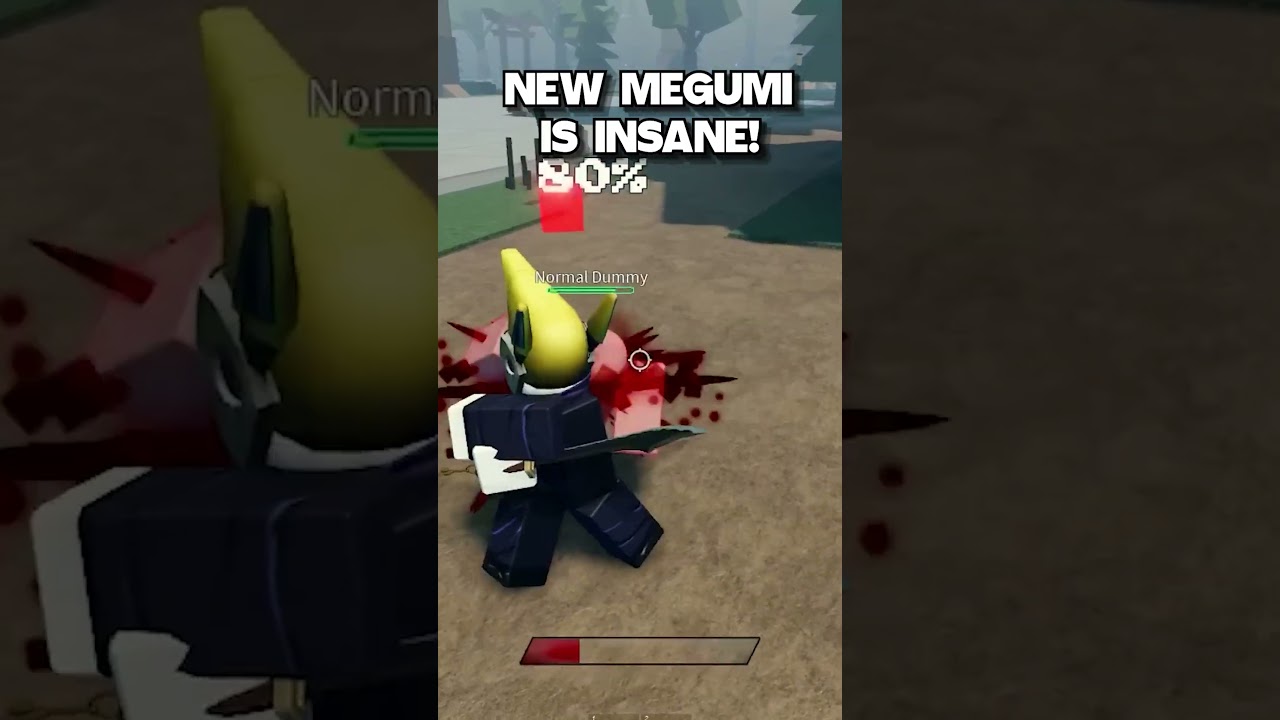 NEW MEGUMI IS INSANE! IN SORCERER BATTLEGROUNDS #roblox #sorcererbattlegrounds #yba #anime  #aut