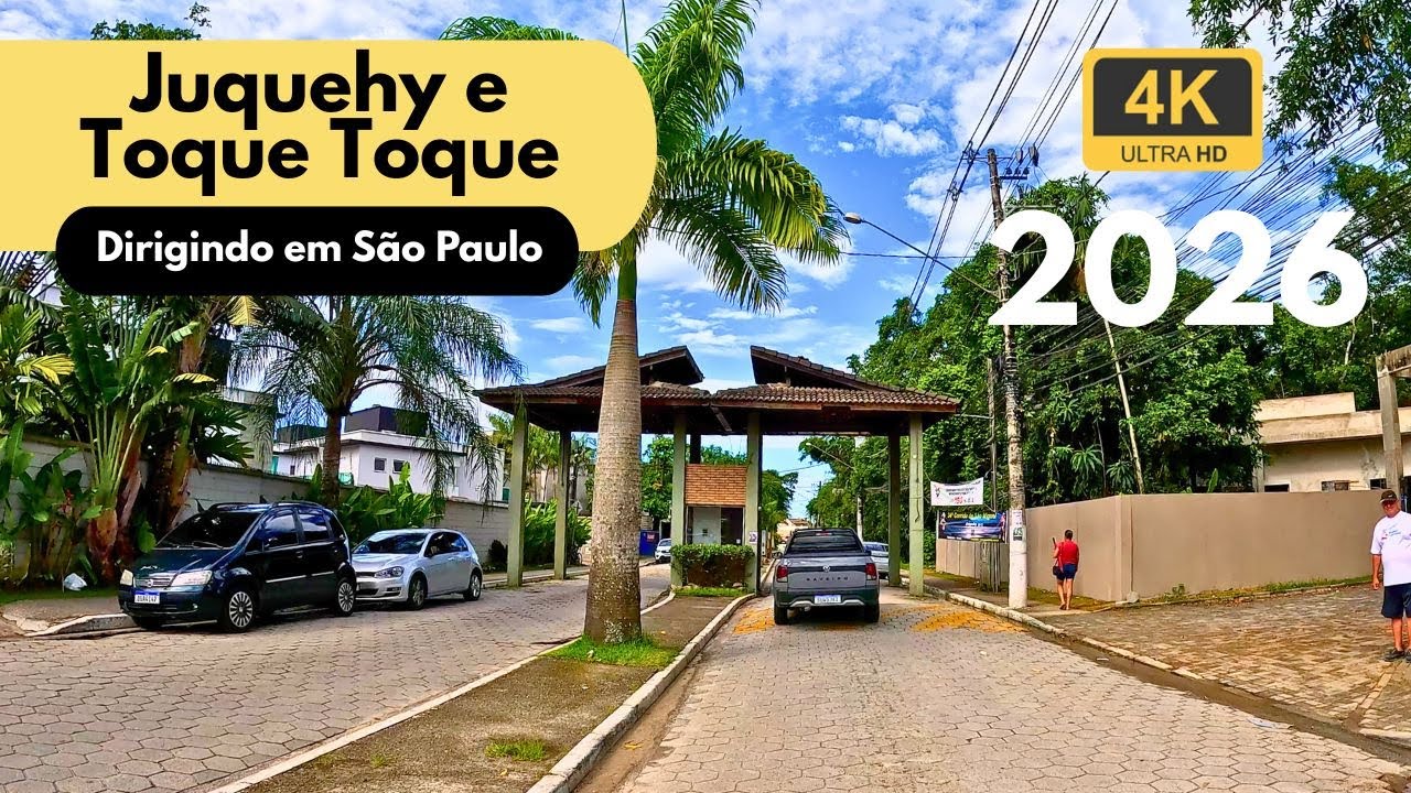 Dirigindo por Toque Toque Pequeno e Juquehy, após passar o réveillon em Ilhabela.
