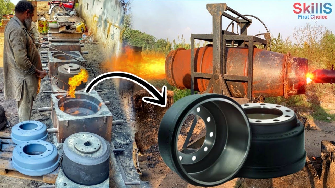 How to Produce Truck brake Drum in Local Factory From Casting Process
