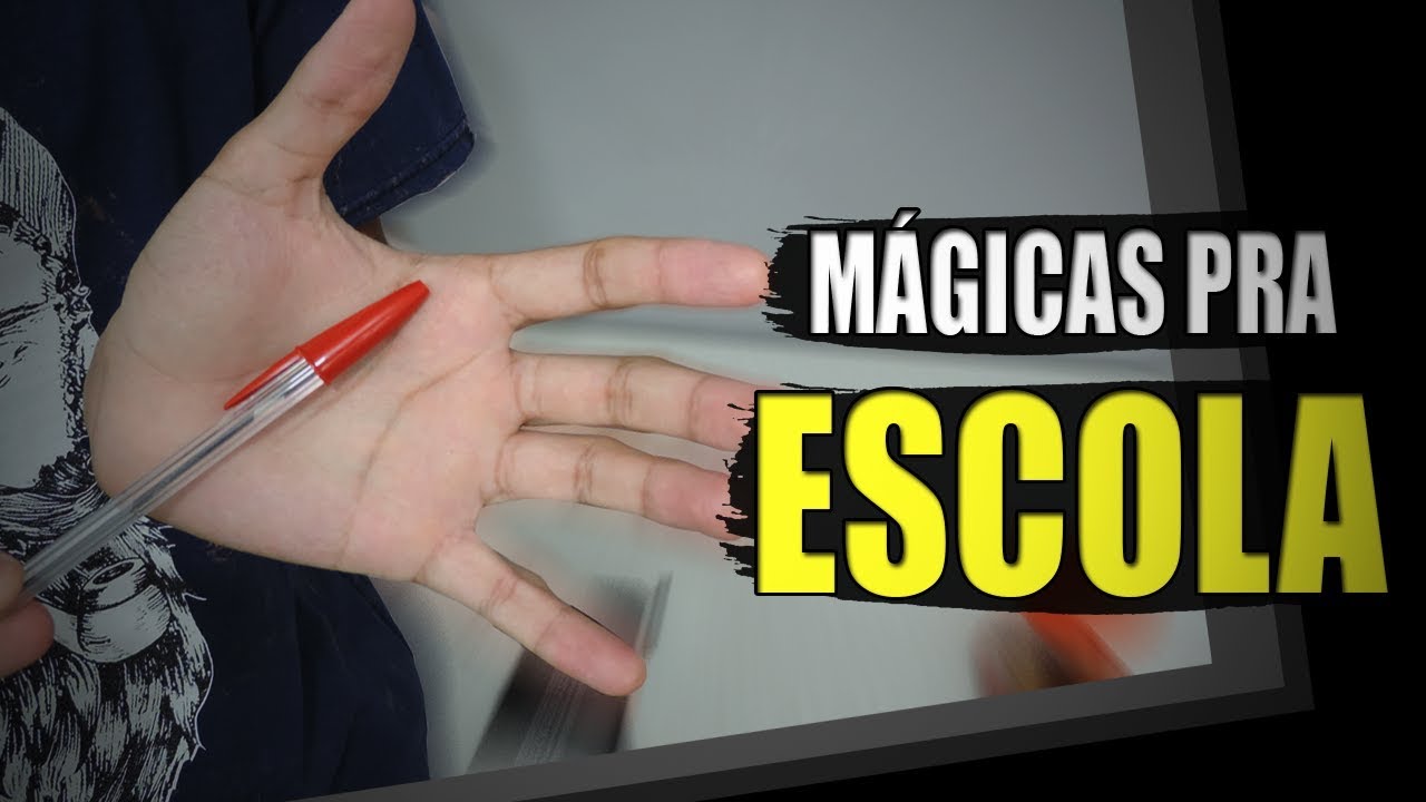 TRUQUES DE MÁGICA QUE VOCÊ PODE FAZER NA ESCOLA (TUTORIAL)