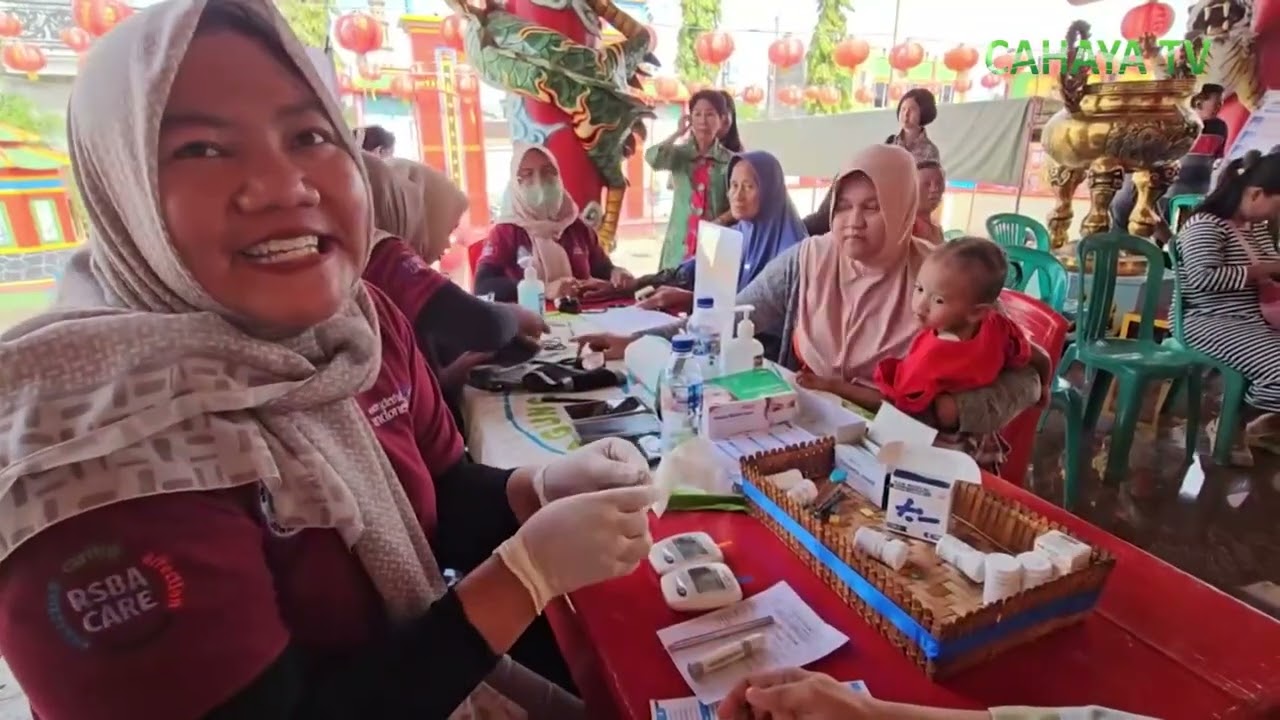 Bakti Sosial Imlek 2577, Klenteng Tjong Hok Bio Juwana Gelar Pengobatan & Makan Gratis