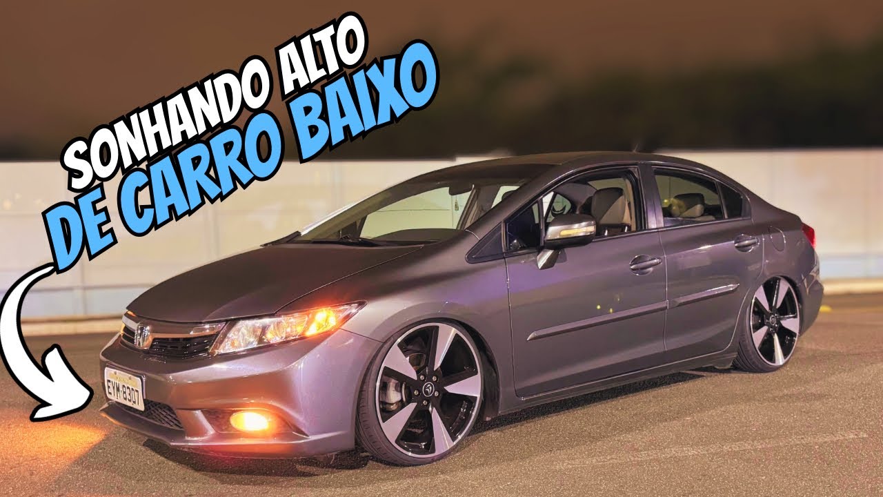 SONHO REALIZADO! CIVIC G9 COM RODAS BRW E SUSPENSÃO A AR!