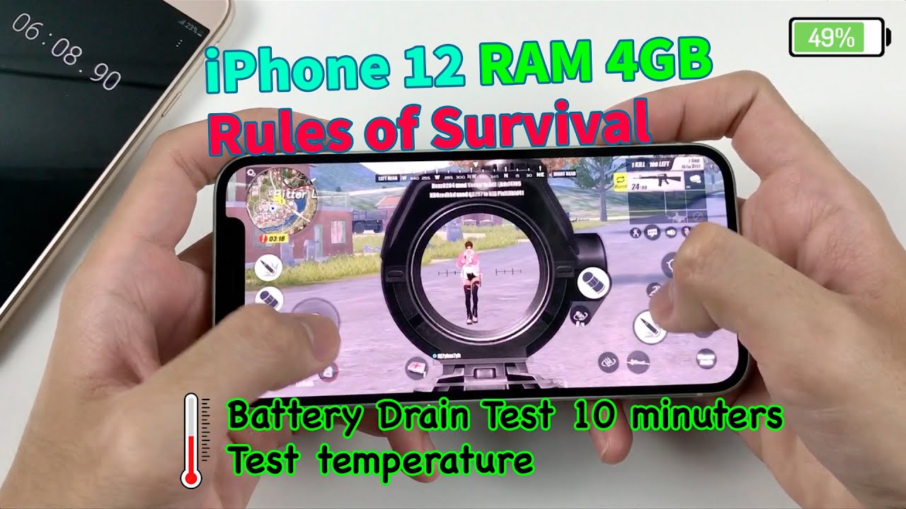 iPhone 12 Test Rules of Survival | Apple A14 Bionic