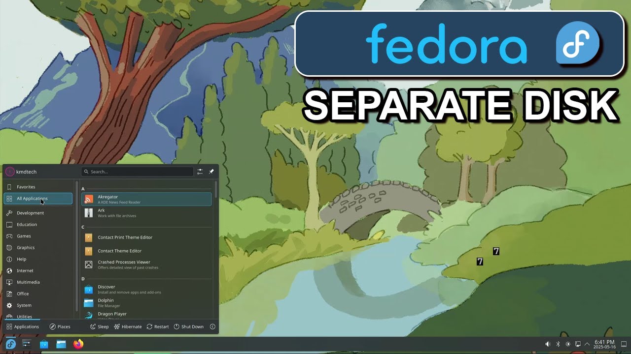 How To Install Fedora KDE On Separate Drive ( No USB Needed! ) | Dual Boot With Windows | UEFI
