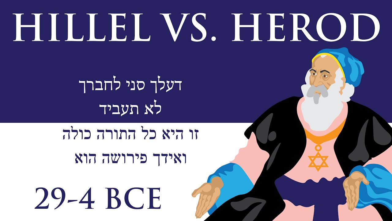 Hillel vs. Herod (29-4 BCE)
