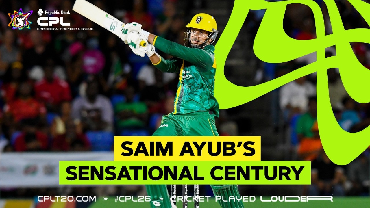 Saim Ayub SMASHES 102 For Jamaica Kingsmen! | CPL 2026