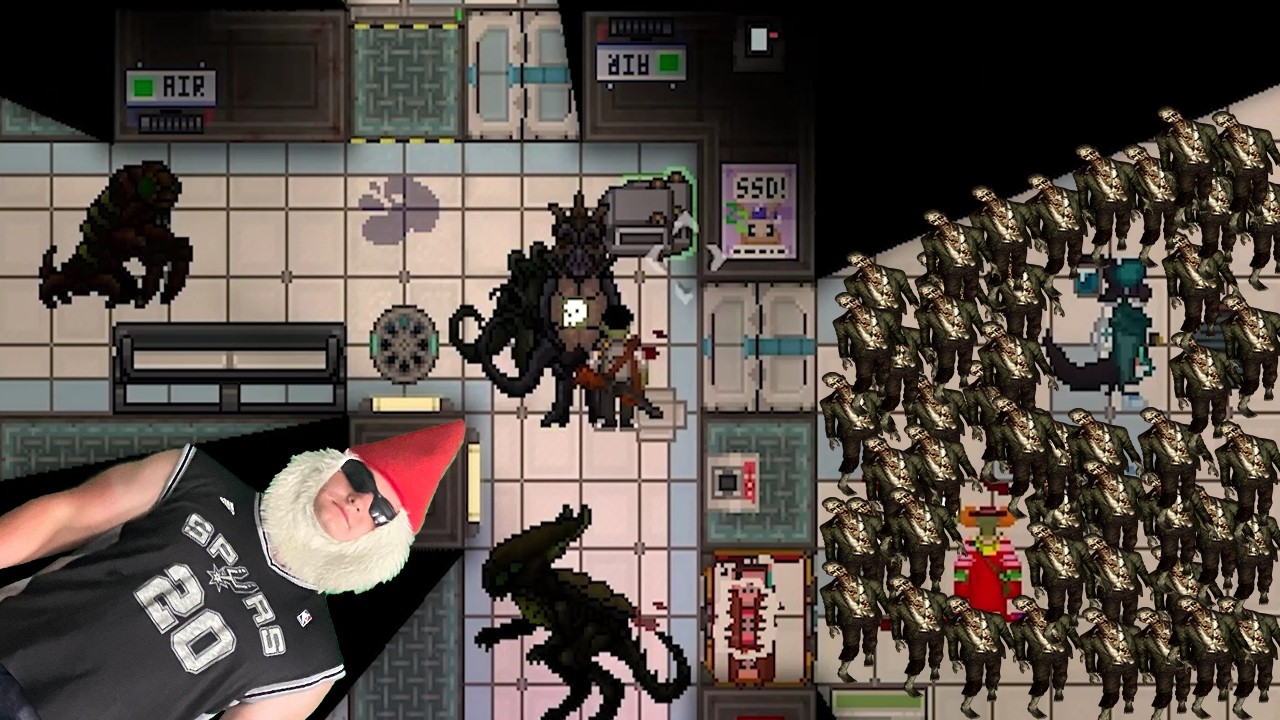 Зомби и инопланетяне захватили космическую станцию ​​№ 14.