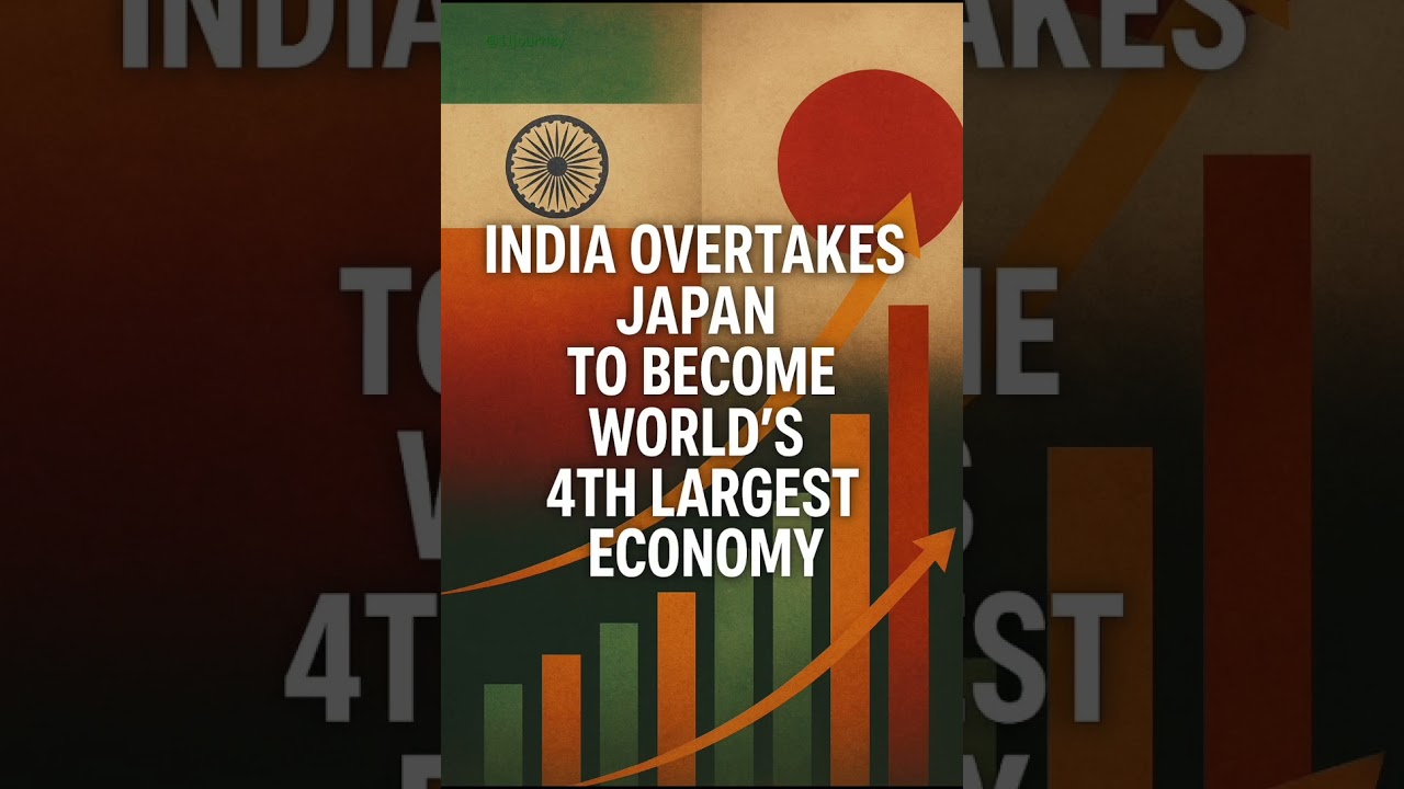 India has become the world&rsquo;s 4th largest economy, surpassing Japan | #india #economy