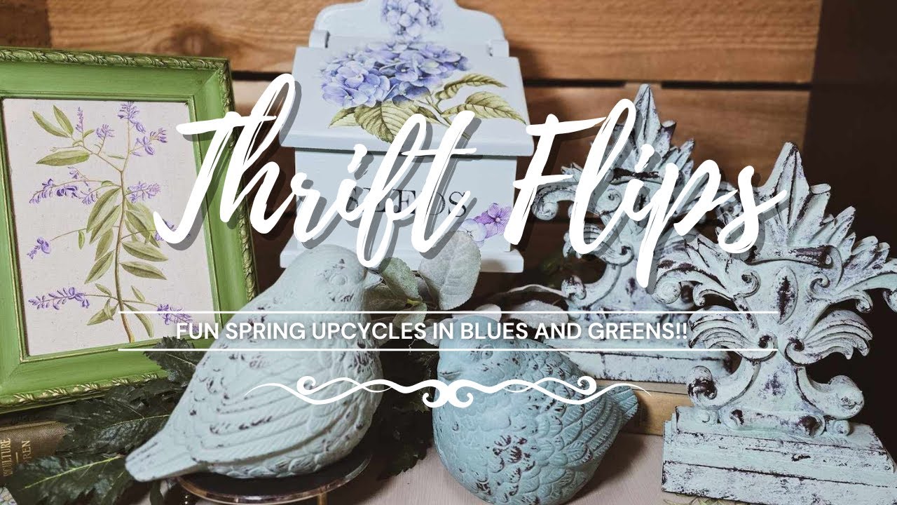 More Spring Thrift Flips • Trash to Treasure • Spring Inspired Upcycles • Upcycled Decor