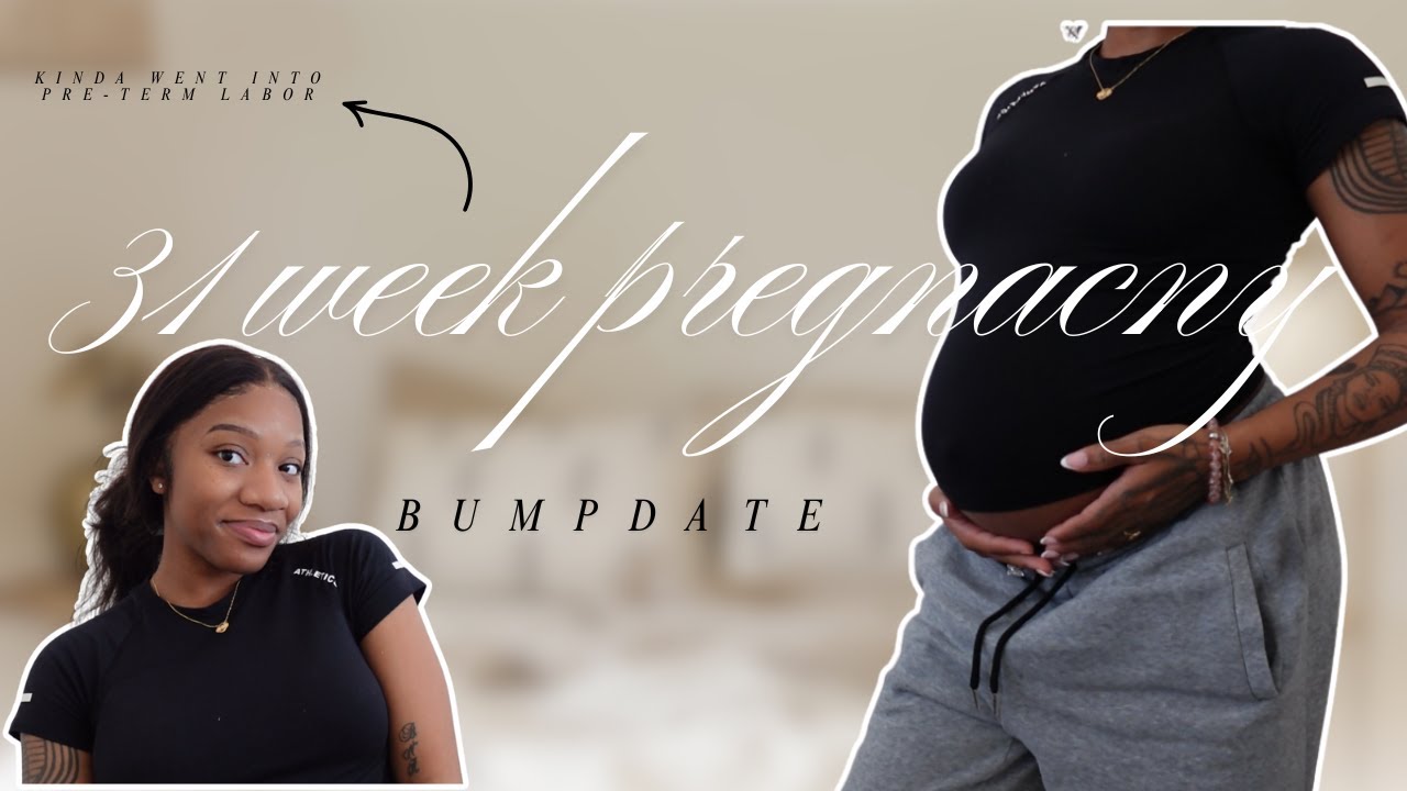30 WEEKS PREGNANT BUMPDATE! labor scare...