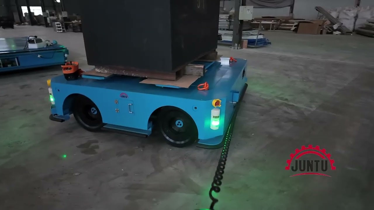 Самоходная тележка от Juntu  Модель JTC 009 Тестирование перед отправкой заказчику