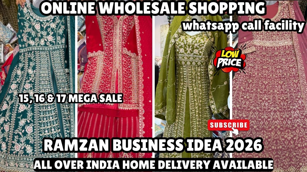Ramzan Business Idea 2026 😱 Hyderabad Wholesale Market | Readymade Collection |Online Mega Sale#sale