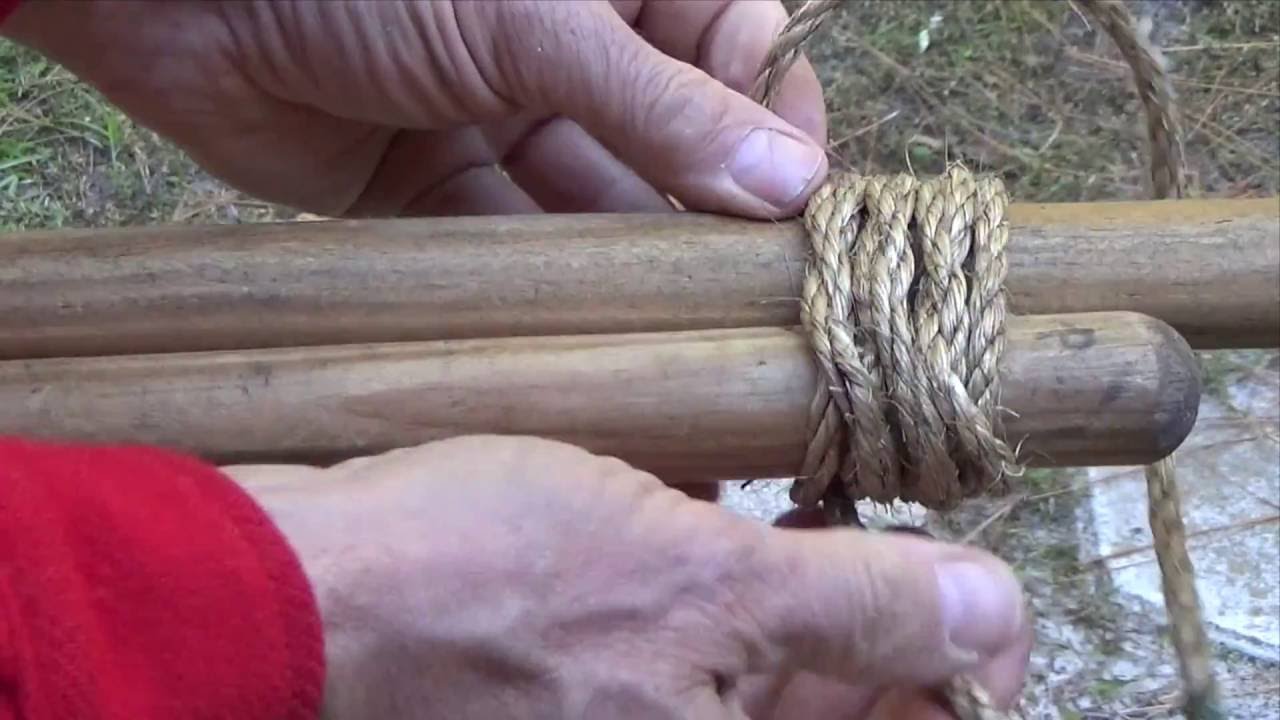 How to Tie a West Country Round Lashing
